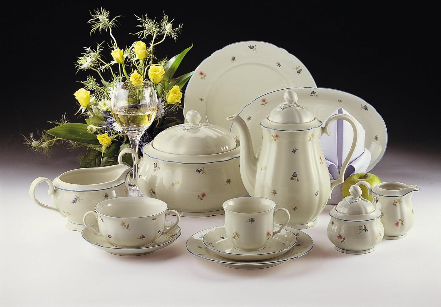 Блюдо для закусок/десертів Seltmann Streublume blauer Rand Marie-Luise 24 см (SW-4003106028080) - фото 2 Блюдо для закусок/десертів Seltmann Streublume blauer Rand Marie-Luise 24 см (SW-4003106028080) - фото 2