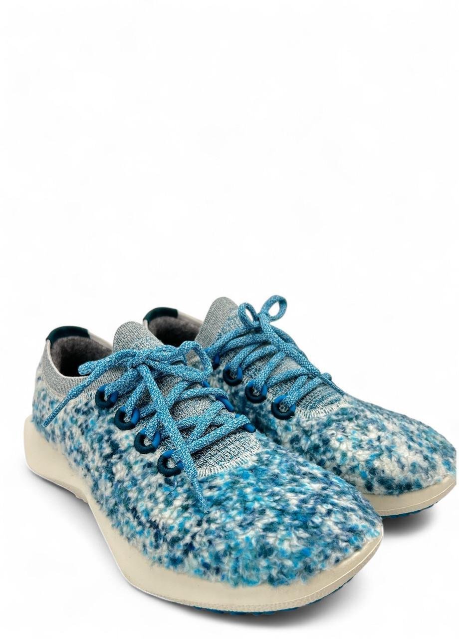 Кроссовки мужские Allbirds Wool Dasher 2 Fluff Thrive Teal/Deep Emerald р. 42,5 27,5 см Голубой (2795621778)