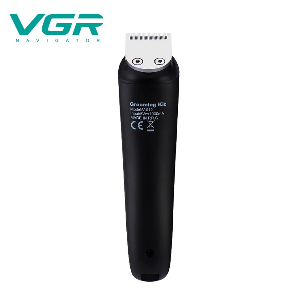 Машинка для стрижки VGR Trimmer Set аккумуляторная Черный - фото 6