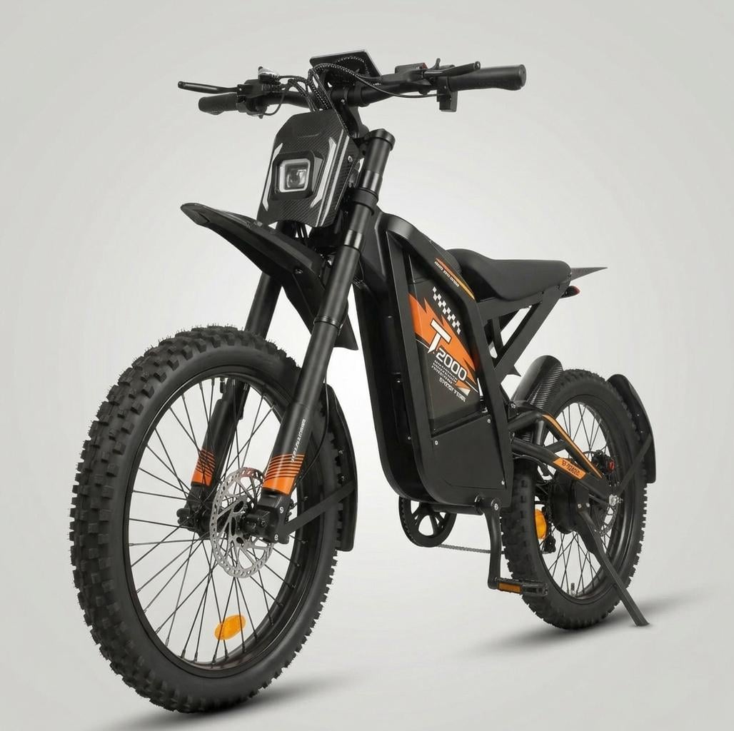 Велосипед електричний OUXI GT2000 fatbike 2000W 48V 30 Ah Чорний (73893)