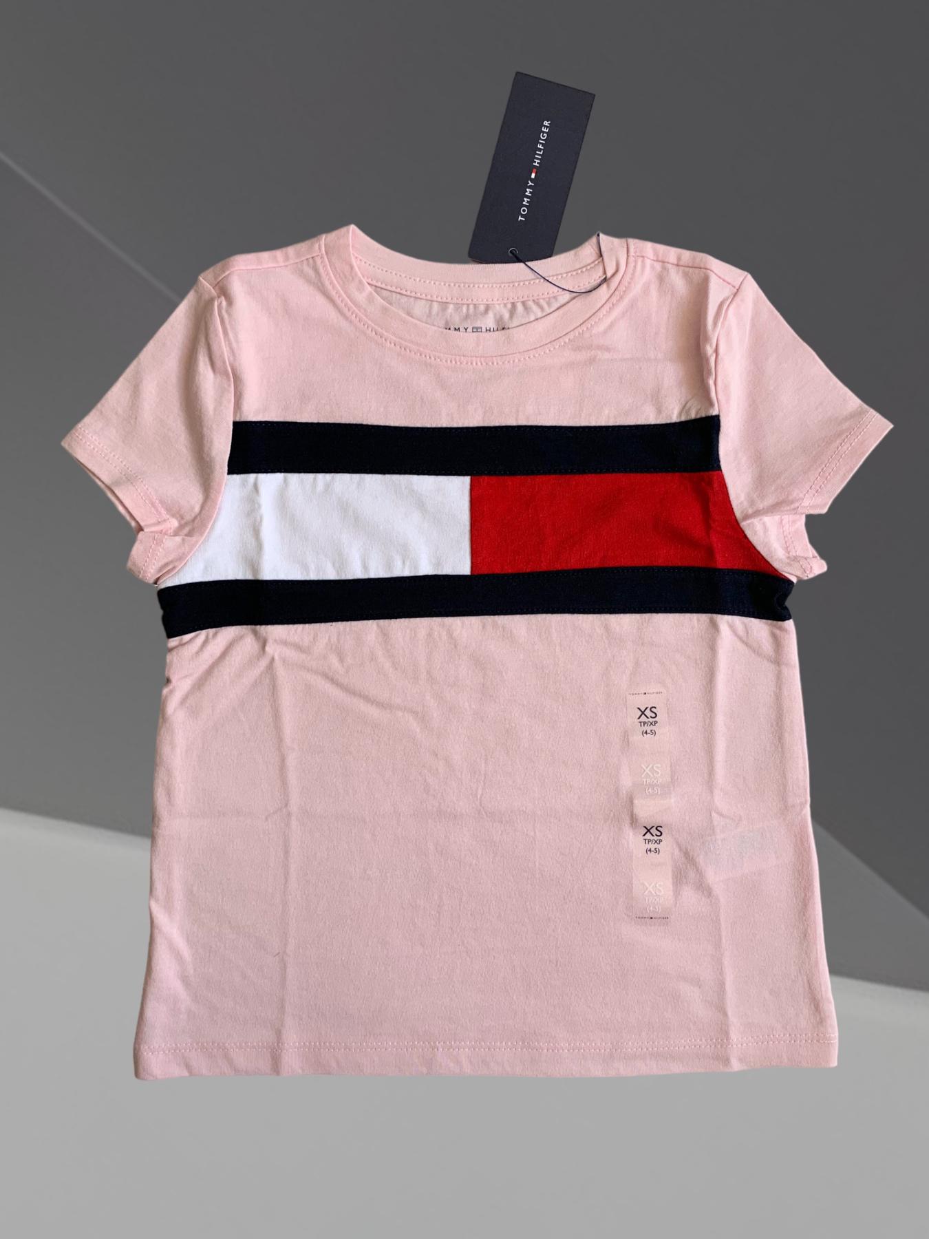 Футболка Tommy Hilfiger 4/5 лет 104-110 см Розовый (00125901)