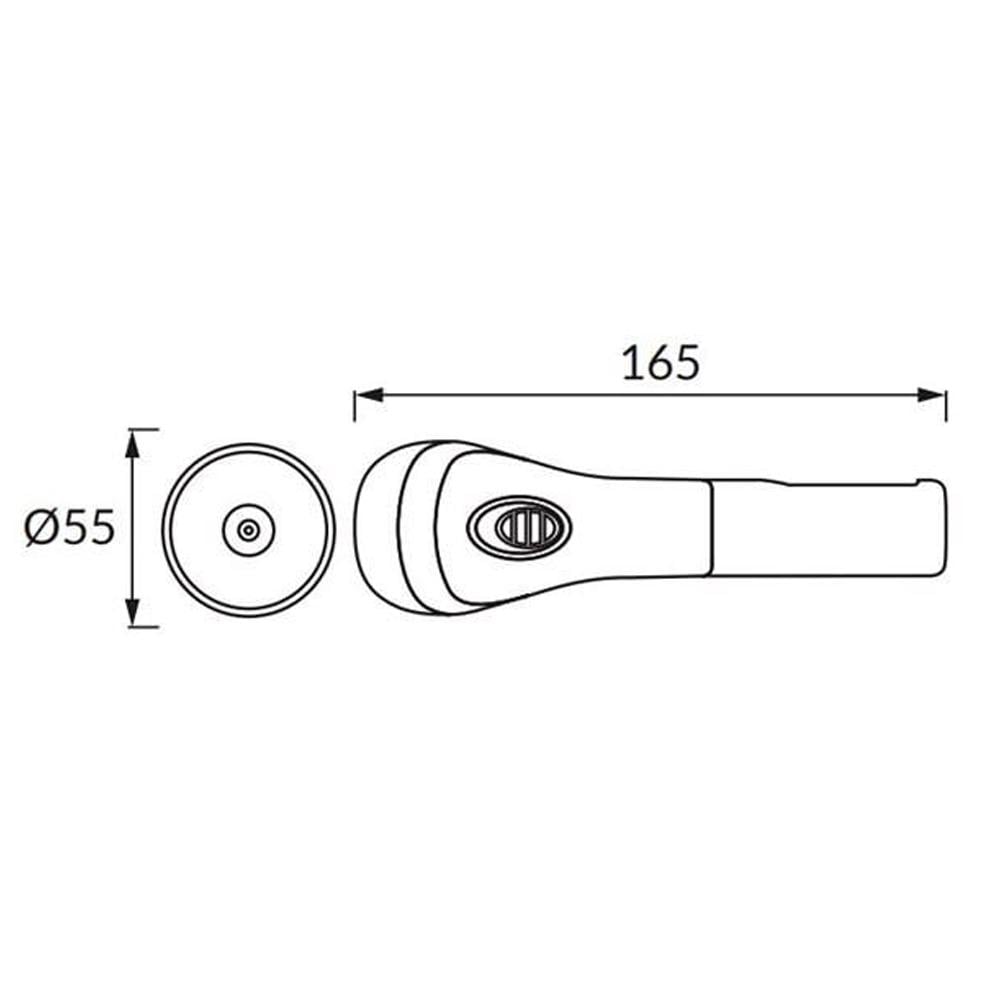 Фонарь Luxury 209 1 LED 220V встроенный аккумулятор Оранжевый - фото 4