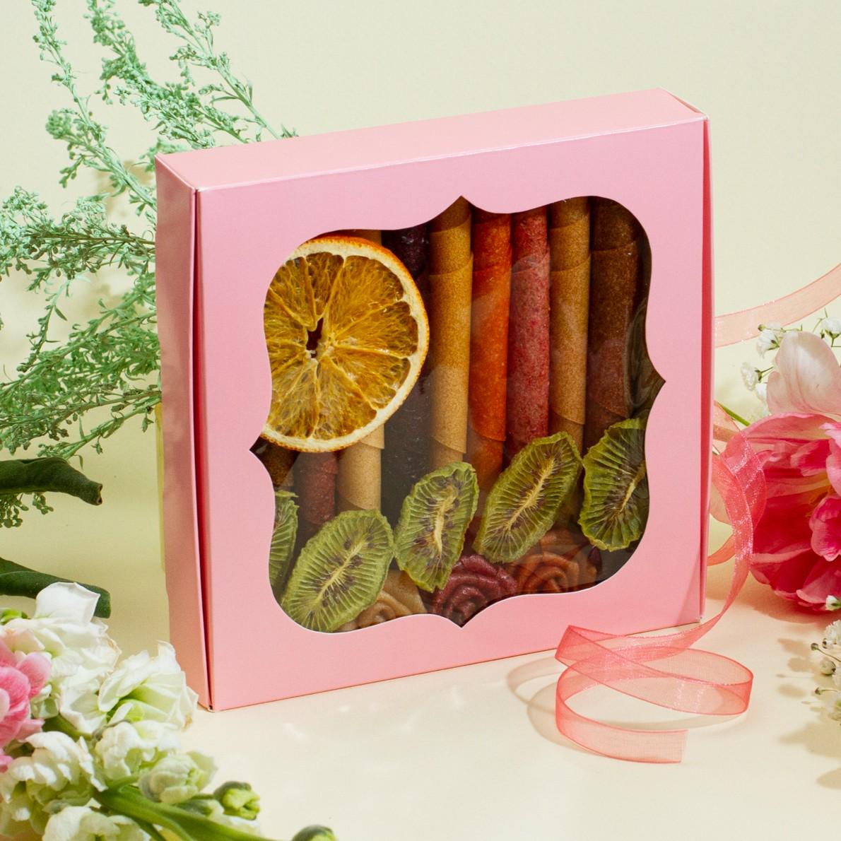 Набір пастили подарунковий Фантазія 225 г Рожевий (FS-05019/6)