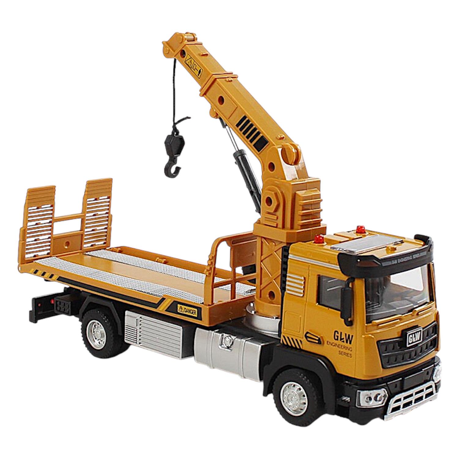 Машинка металопластикова TK Union Group Спецтехніка TK-61255/36 Кран-евакуатор у коробці (113606)