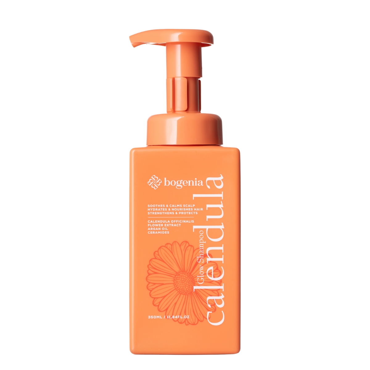 Шампунь для волос Bogenia Calendula Glow BG456.001 увлажняющий успокаивающий 350 мл