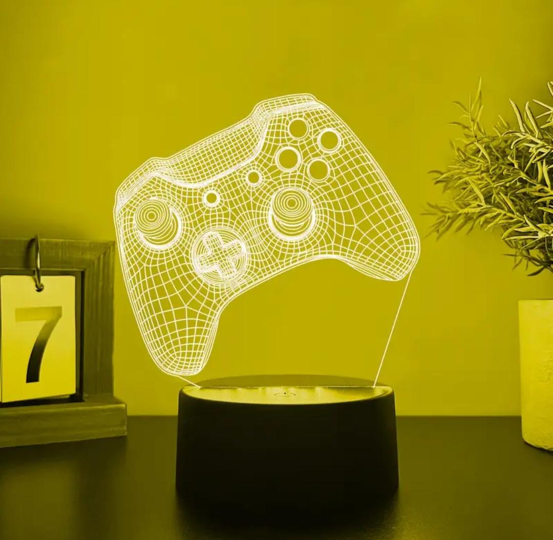 LED-ночник 3D Геймпад для геймера (27791793)
