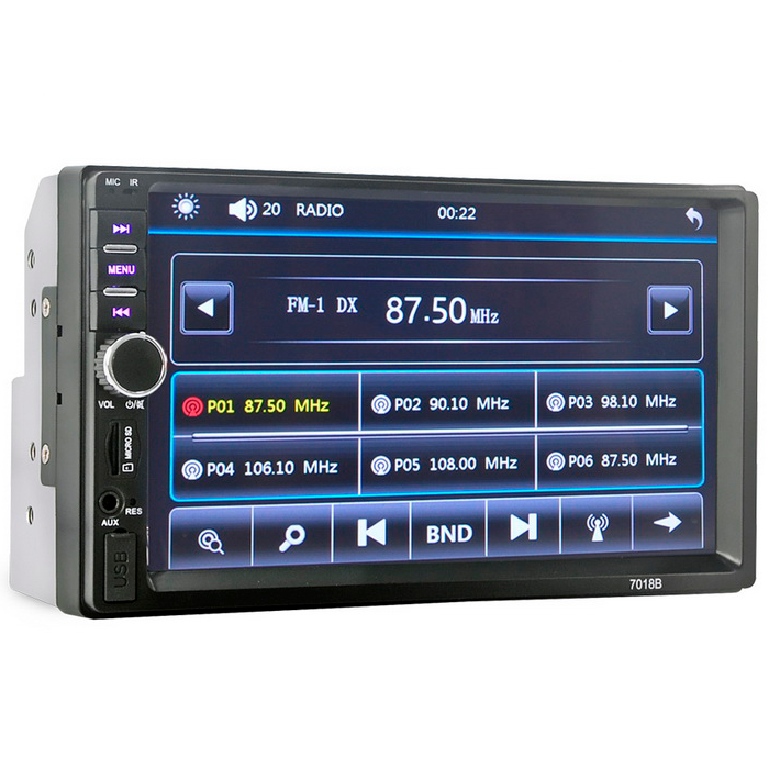 Автомагнітола 2DIN 7018 long USB Bluetooth