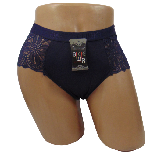 Женские трусики высокие Biweier 9527 3XL Синий (1759955114)