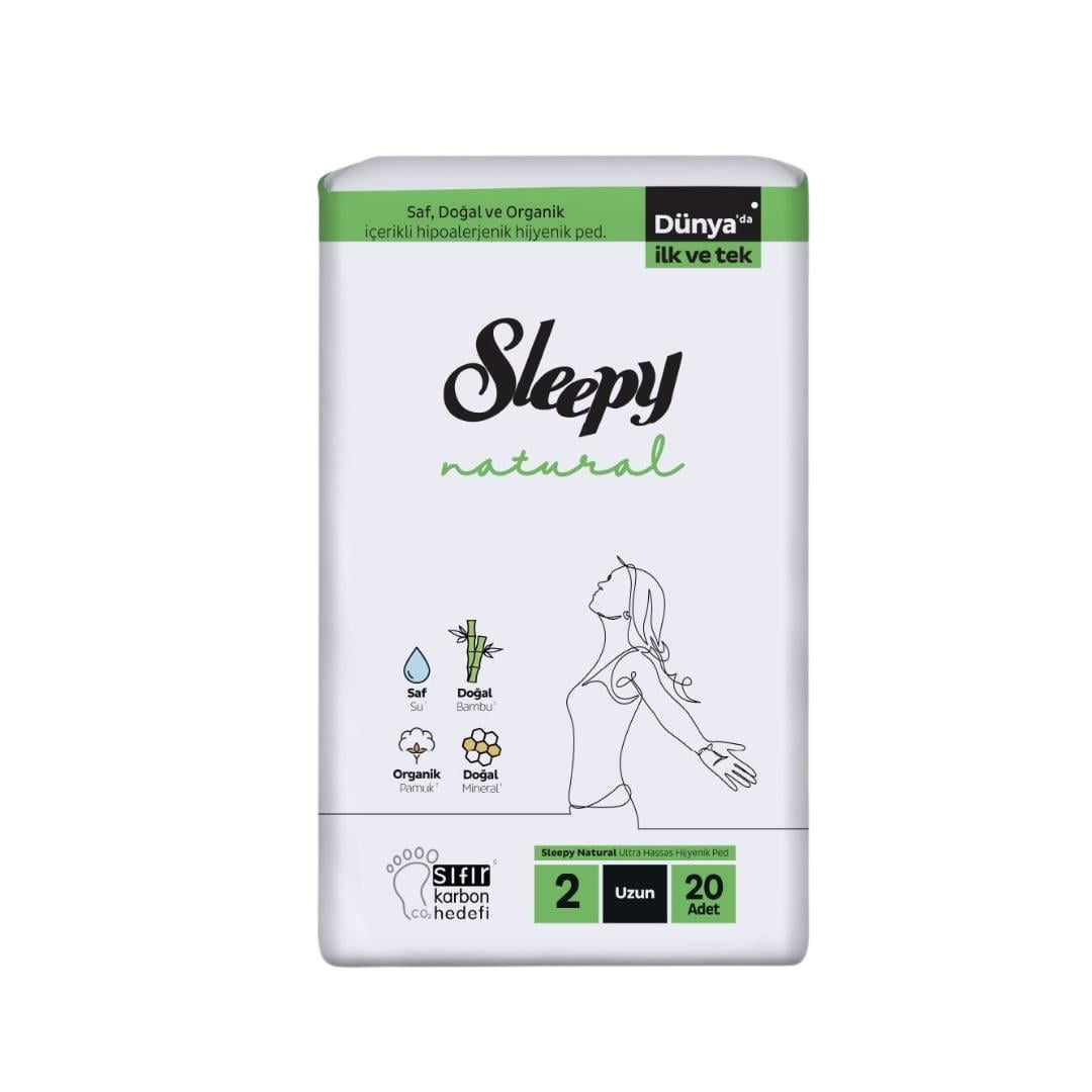 Гигиенические прокладки Sleepy Natural Long-2 №20 280 мм (000006012)