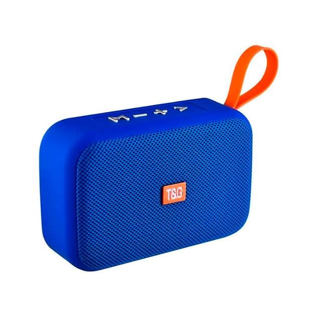 Колонка бездротова портативна TG506 з радіо Bluetooth IPX5 Blue