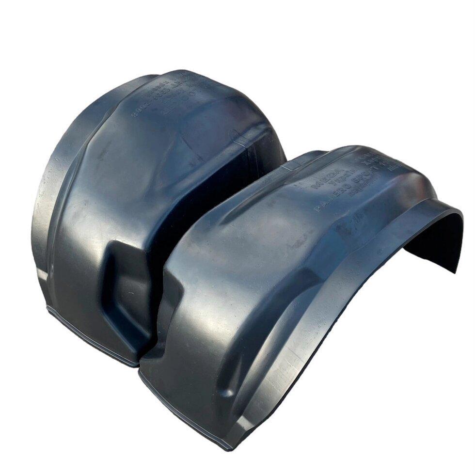 Підкрилки передні MEGA LOCKER на Mitsubishi Pajero Sport I 96-08 2 шт. (MLMiPSIP)