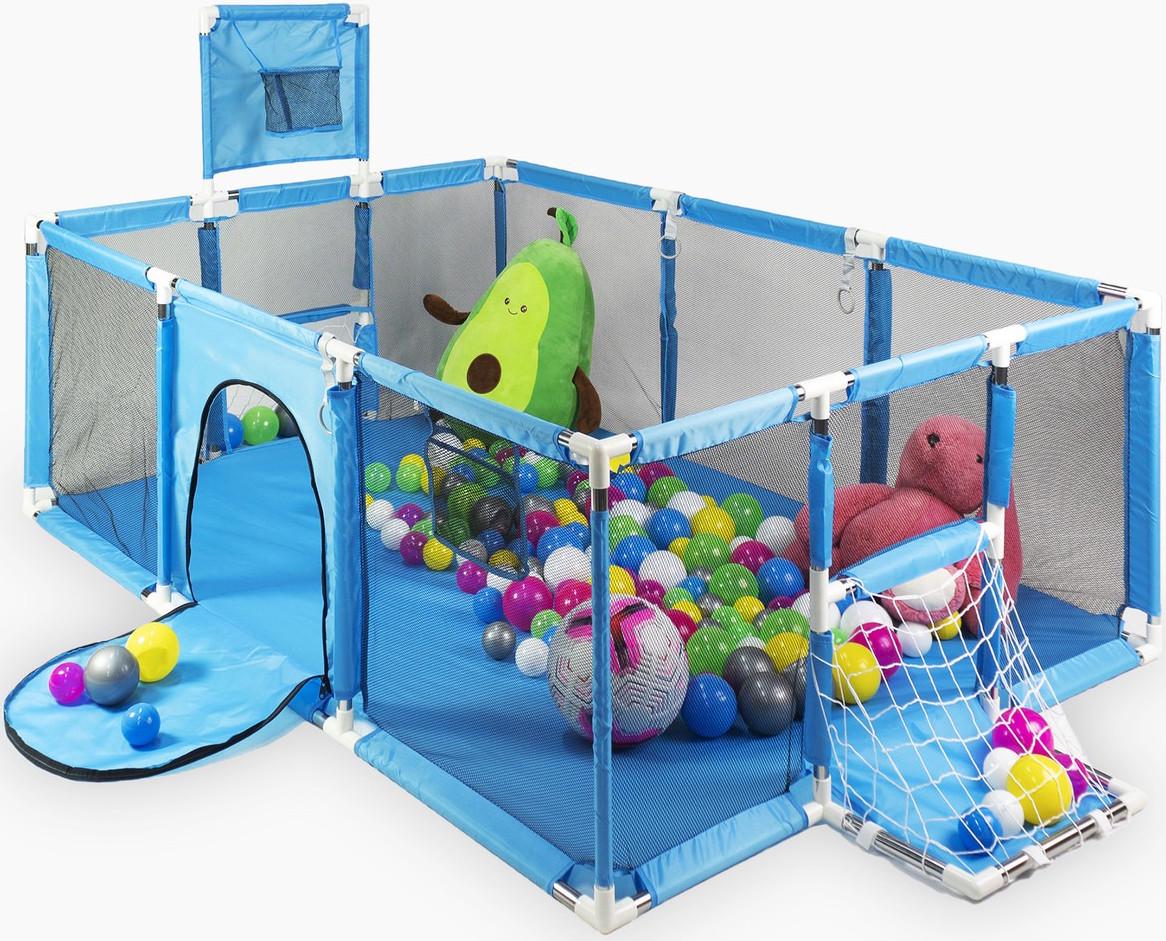 Манеж детский Diego 180х120 см Голубой (31120308)