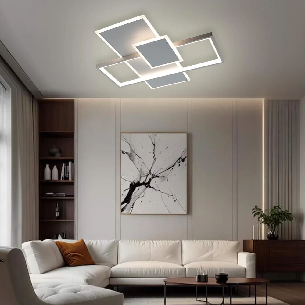 Люстра ESLLSE LAMPARAS 3L с пультом 90 Вт 500x500x61 мм Белый (10560) - фото 9 Люстра ESLLSE LAMPARAS 3L с пультом 90 Вт 500x500x61 мм Белый (10560) - фото 9