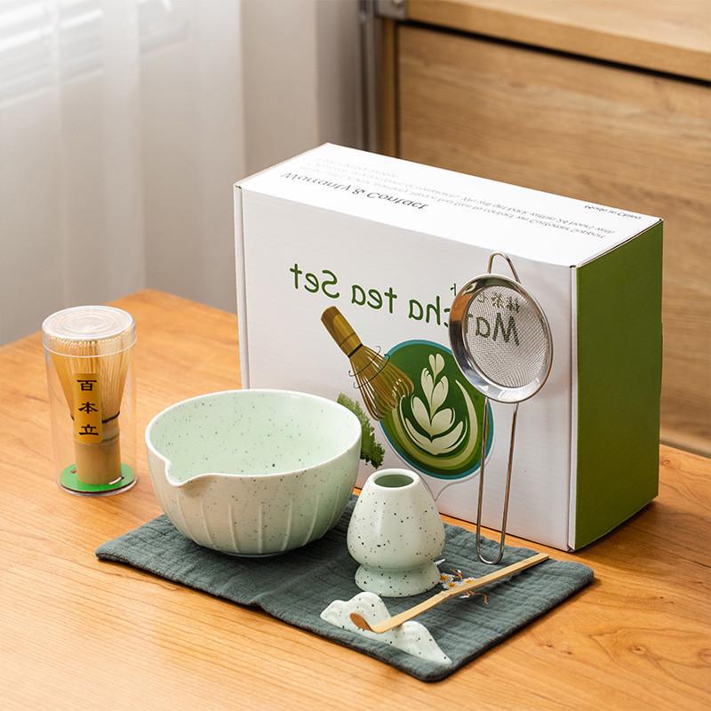 ᐉ Набор для чая-матча Lesko Matcha 3125 7 пр. Green mint