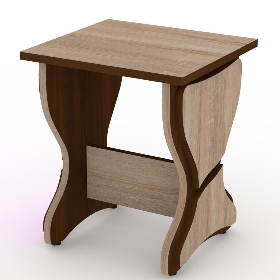 Табурет кухоний з накладкою МебліКо Т-6 36х33х41 см Дуб Сонома (k-2806-4) - фото 1 Табурет кухоний з накладкою МебліКо Т-6 36х33х41 см Дуб Сонома (k-2806-4) - фото 1