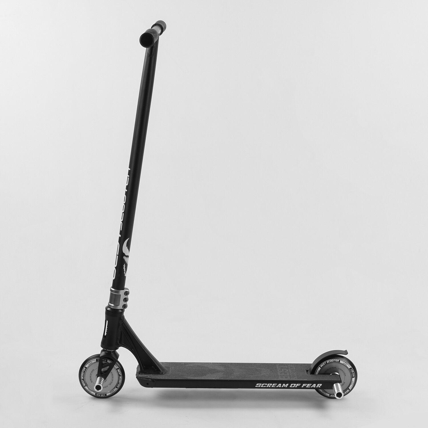 Самокат трюковий Best Scooter Simbiote HIC-система пеги алюмінієвий диск та дека Black (102309) - фото 3