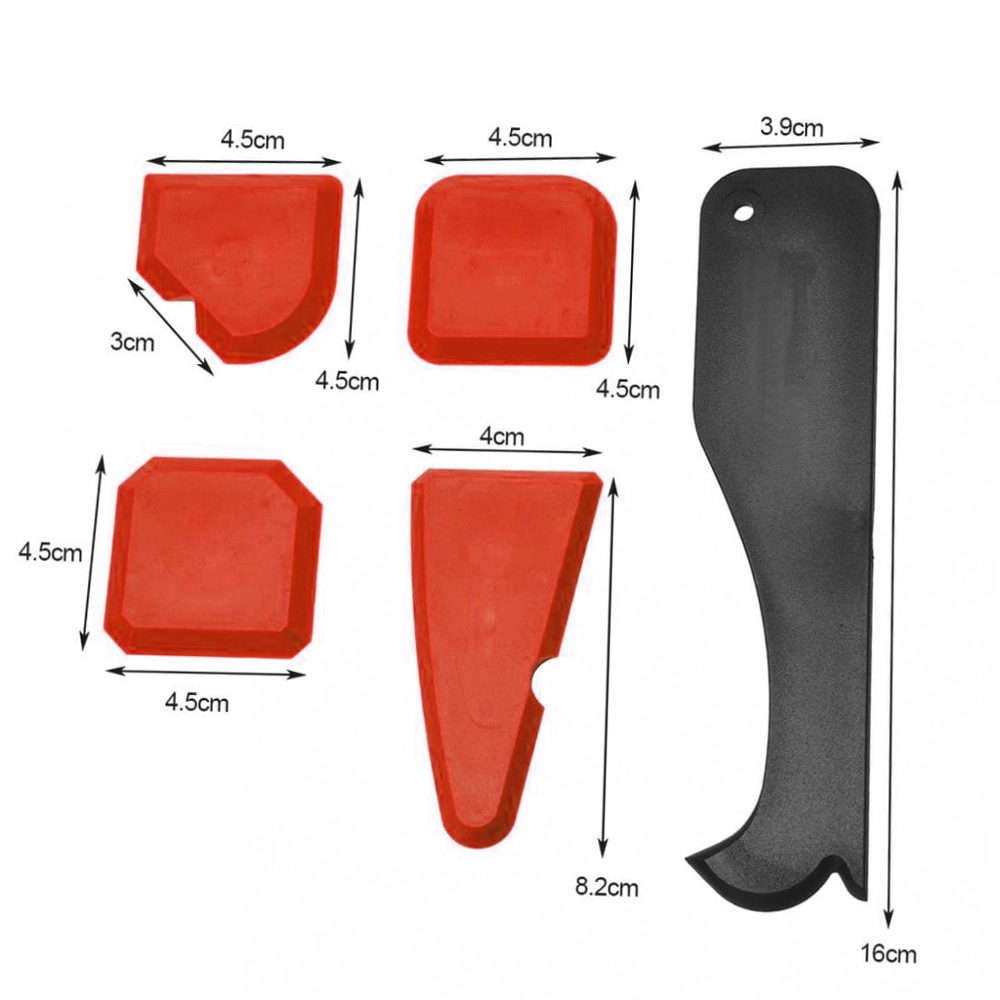 Набор шпателей для герметика 5 ед. (M 2641) - фото 3