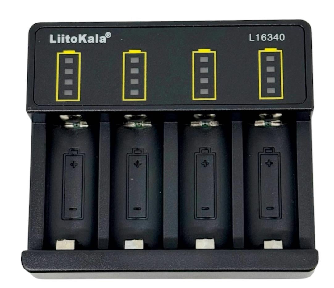 Зарядное устройство LitoKala Lii-L16340 на 4 ячейки для аккумуляторов 16340 CR123A USB (34532276)