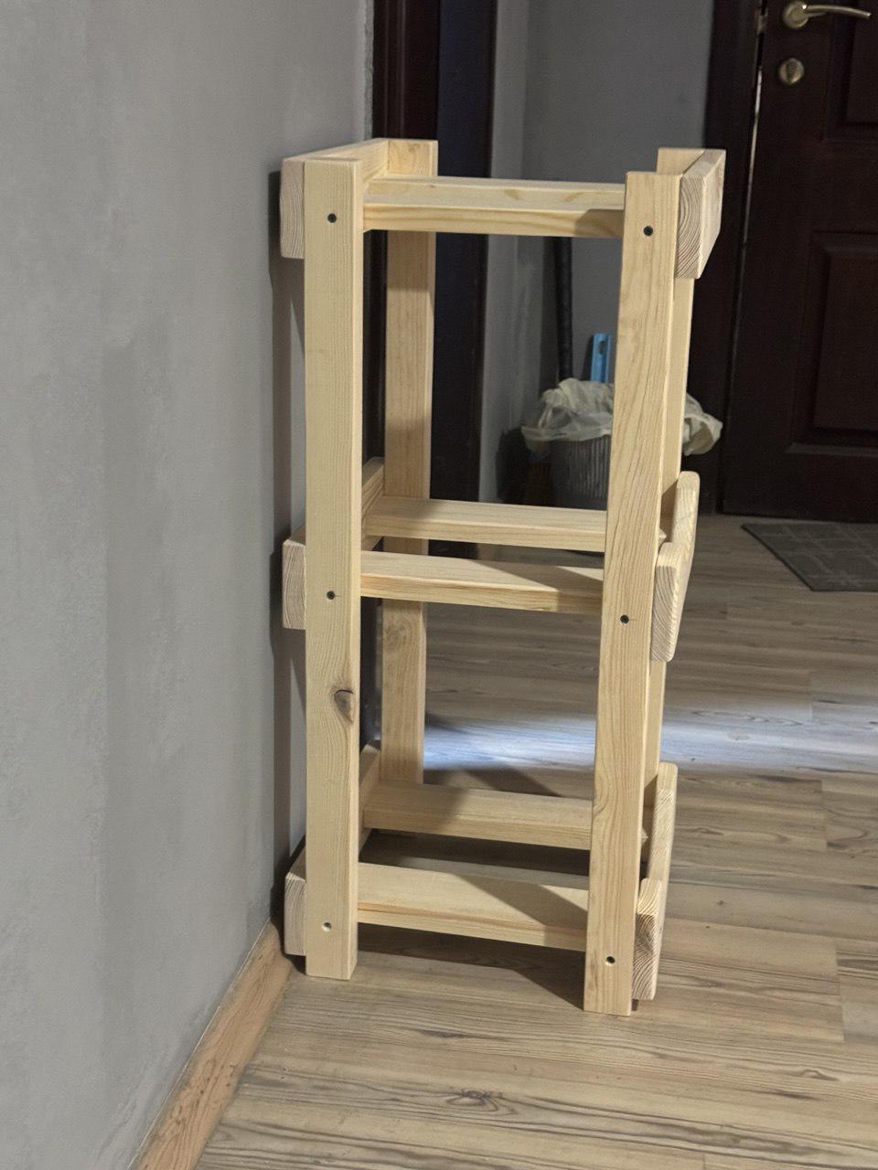 Етажерка з натурального дерева для зберігання пляшок з водою ясен 600х400х400 мм Бежевий (DV4654) - фото 3 Етажерка з натурального дерева для зберігання пляшок з водою ясен 600х400х400 мм Бежевий (DV4654) - фото 3