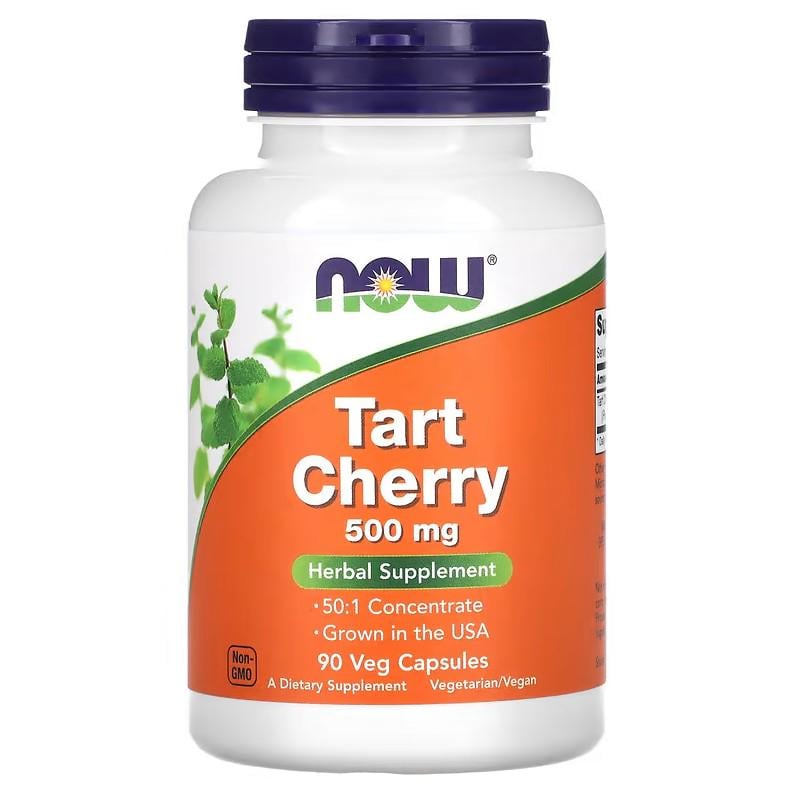 Натуральная добавка Now Foods Tart Cherry 500 мг 90 капсул (NOW-04786)