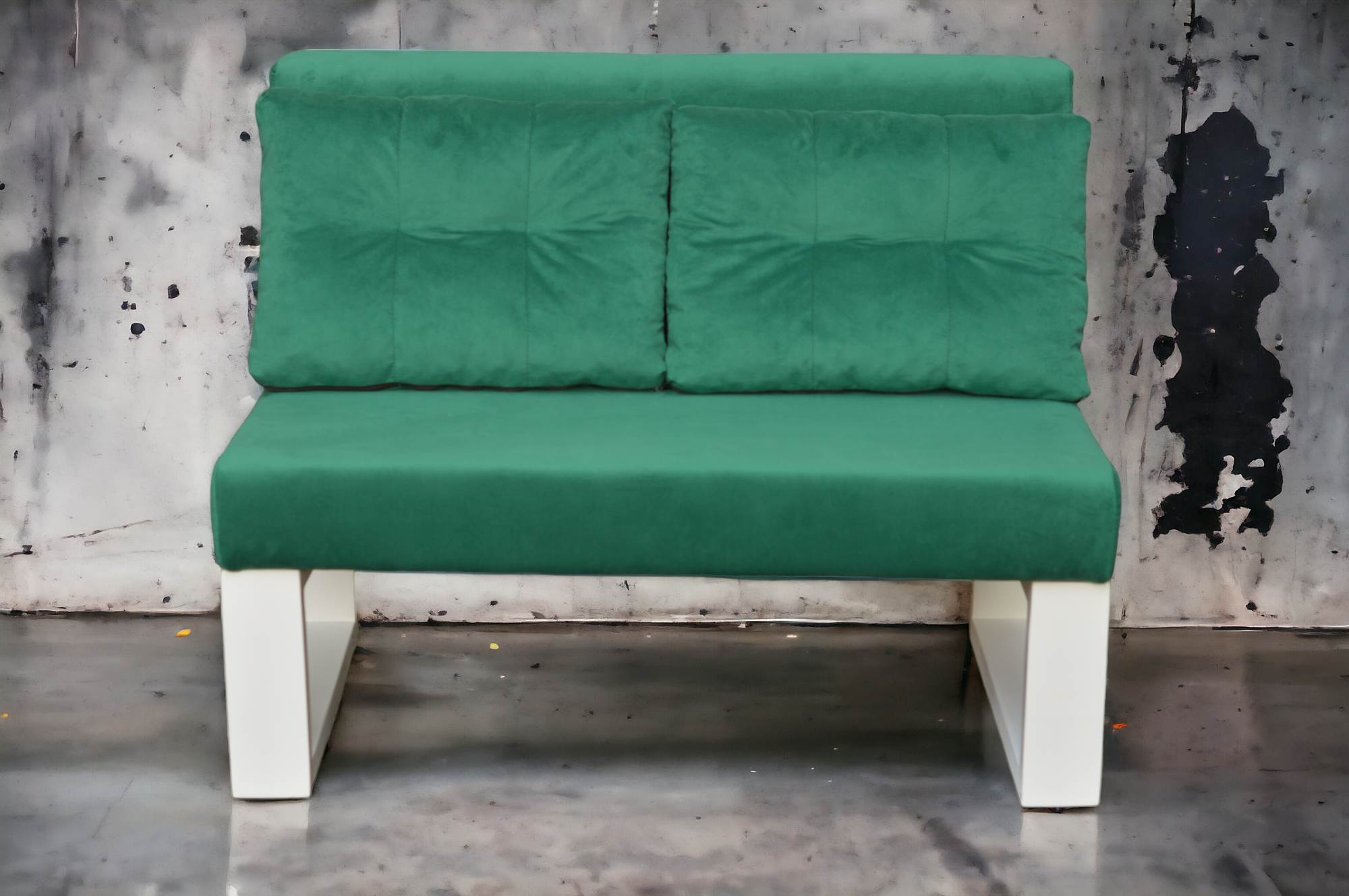 Диван WLS D23 в стиле Лофт 1100х690х850 мм Зеленый (D-23/М-110/2/J/2/03) - фото 5 Диван WLS D23 в стиле Лофт 1100х690х850 мм Зеленый (D-23/М-110/2/J/2/03) - фото 5