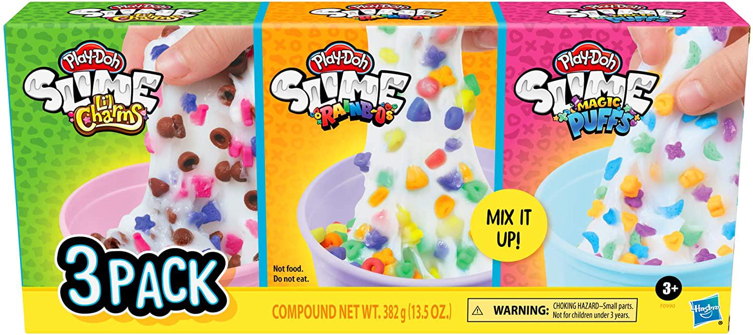 Игровой набор Play-Doh Slime 3 pack Cereal Themed Bundle (F0990) - фото 2