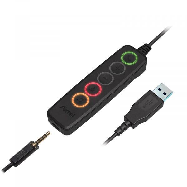 Навушники Axtel Voice UC 28-35 duo NC (AXH-V28-35UCD) - фото 2 Навушники Axtel Voice UC 28-35 duo NC (AXH-V28-35UCD) - фото 2