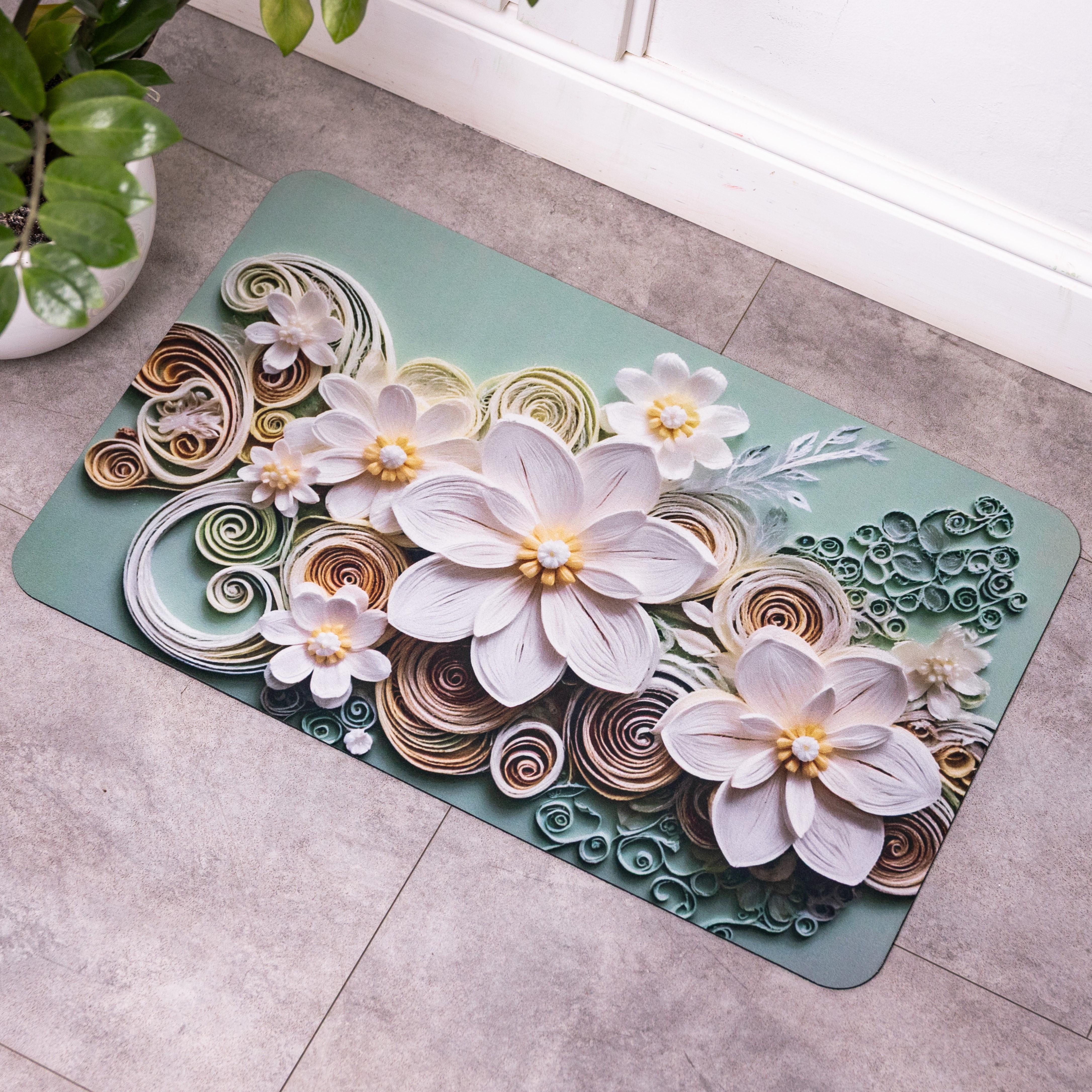 Коврик диатомитовый универсальный BOUQUET с эффектом 3-D 58х38 см (HP-42-62)