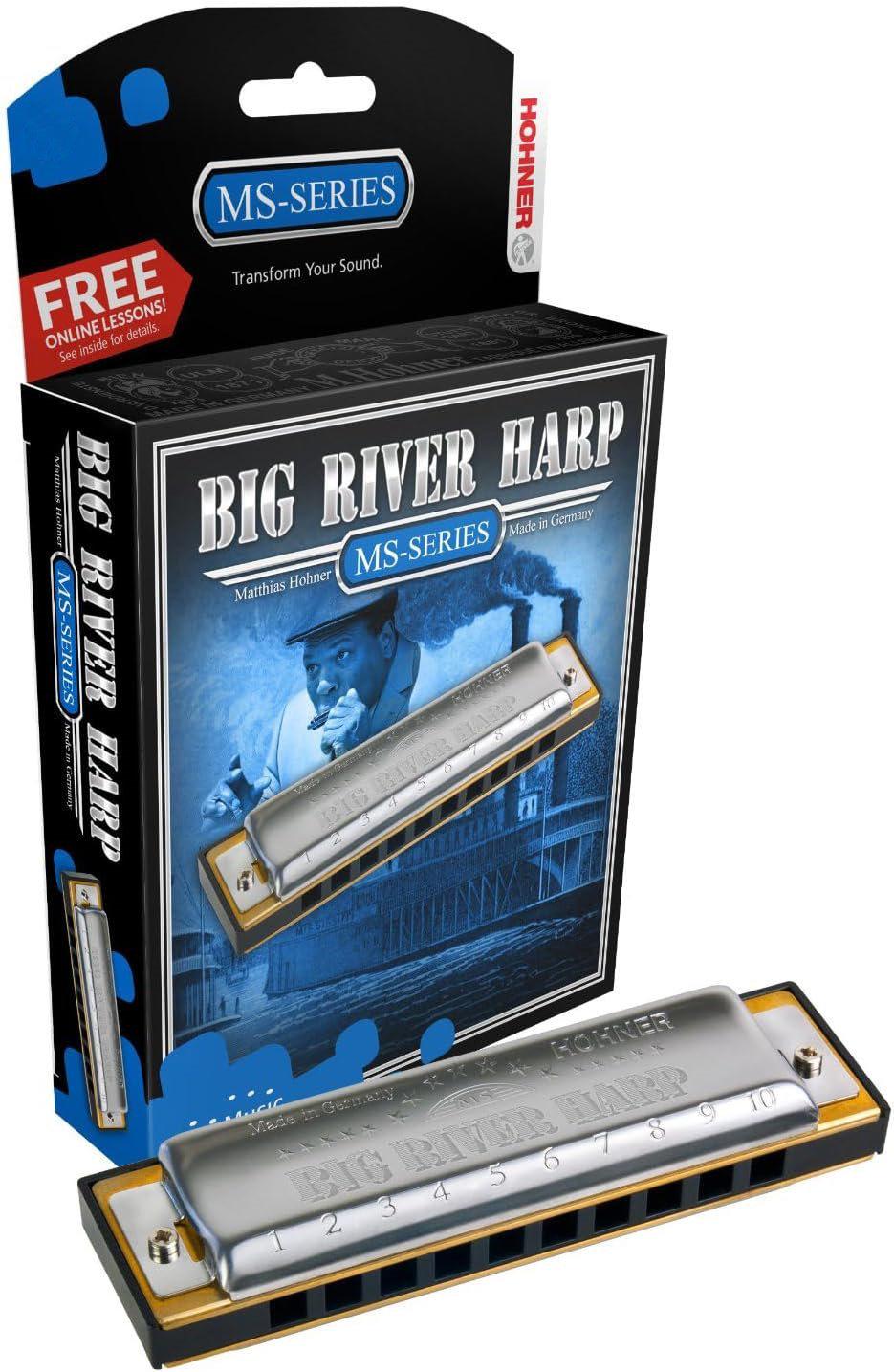 Губна гармошка Hohner MS Big River Harp M590107 A-major (127514) - фото 4