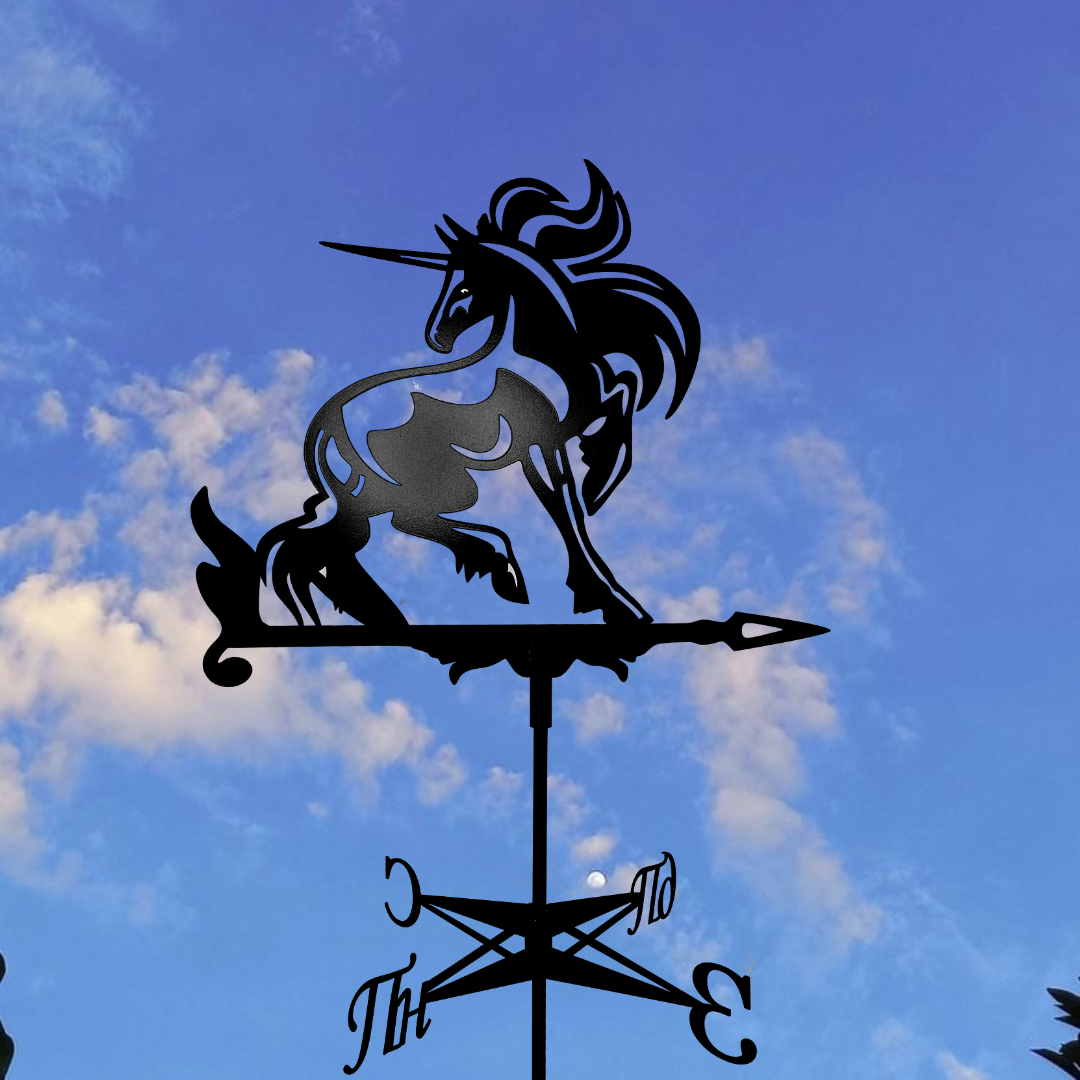 Флюгер на дах Єдиноріг Чорний (20005824) - фото 2 Флюгер на дах Єдиноріг Чорний (20005824) - фото 2