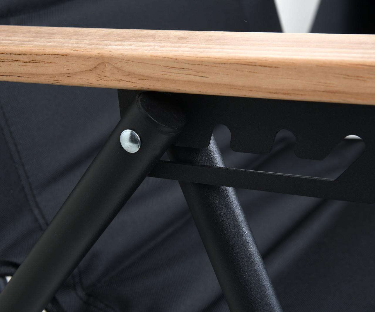 Кресло туристическое раскладное Forrest Optima+ Folding Comfort Chair Black XL (2564307604) - фото 5 Кресло туристическое раскладное Forrest Optima+ Folding Comfort Chair Black XL (2564307604) - фото 5