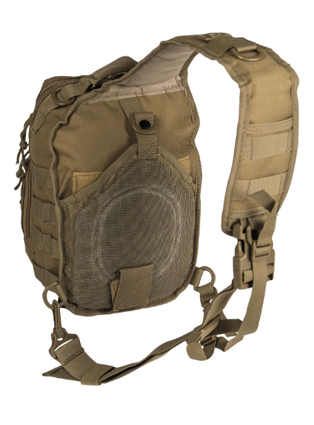 Рюкзак однолямковий Mil-Tec One Strap Assaul Pack SM 9 л Койот (14059105-9) - фото 2