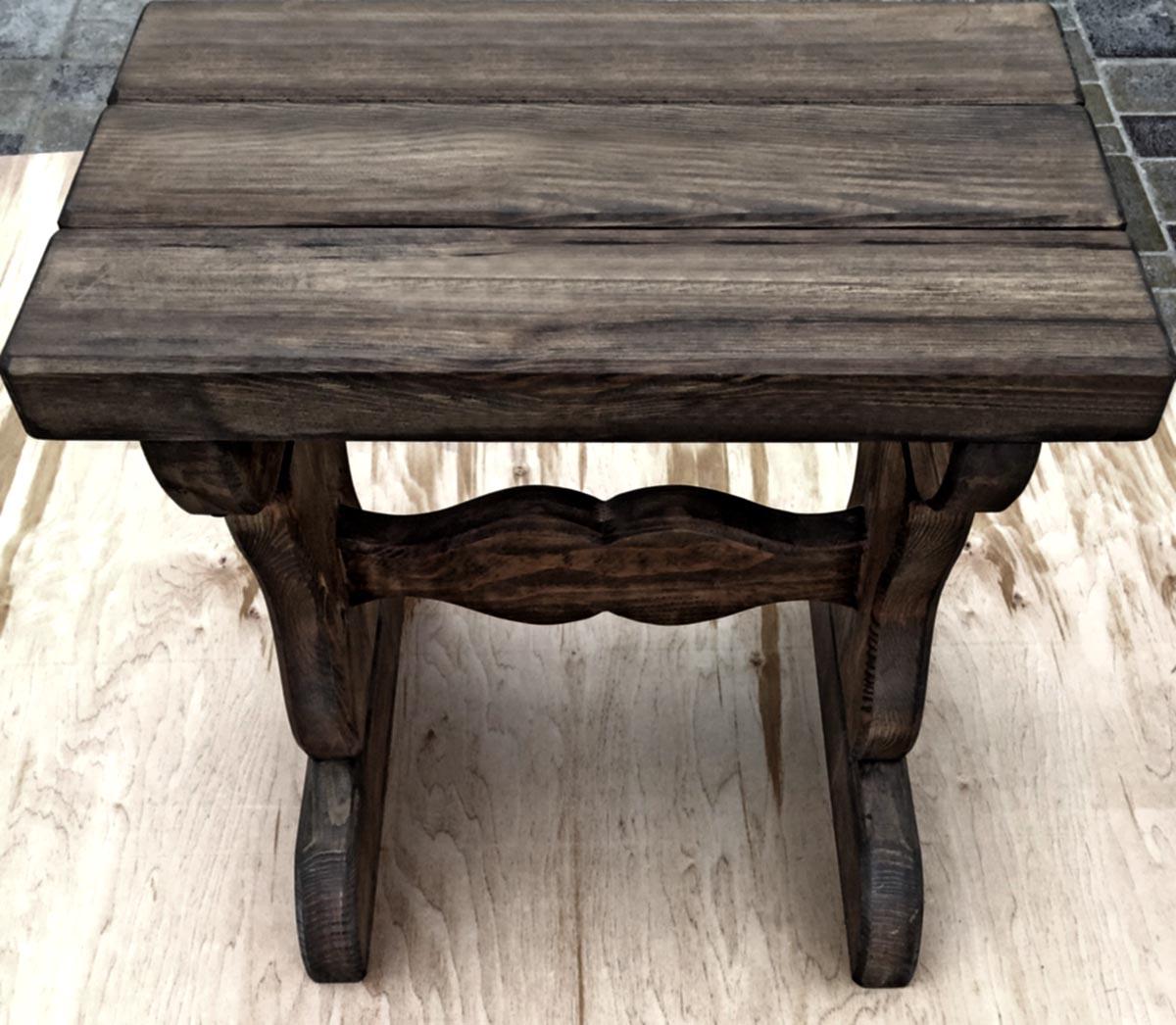 Табурет из дерева Черемош 37 Мокко (ТАБ-370510)