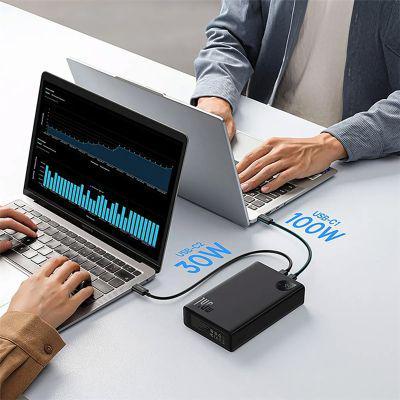 Повербанк BASEUS Adaman Metal Digital Display 24000 mAh 140W Black (P10021508113-00) - фото 6 Повербанк BASEUS Adaman Metal Digital Display 24000 mAh 140W Black (P10021508113-00) - фото 6