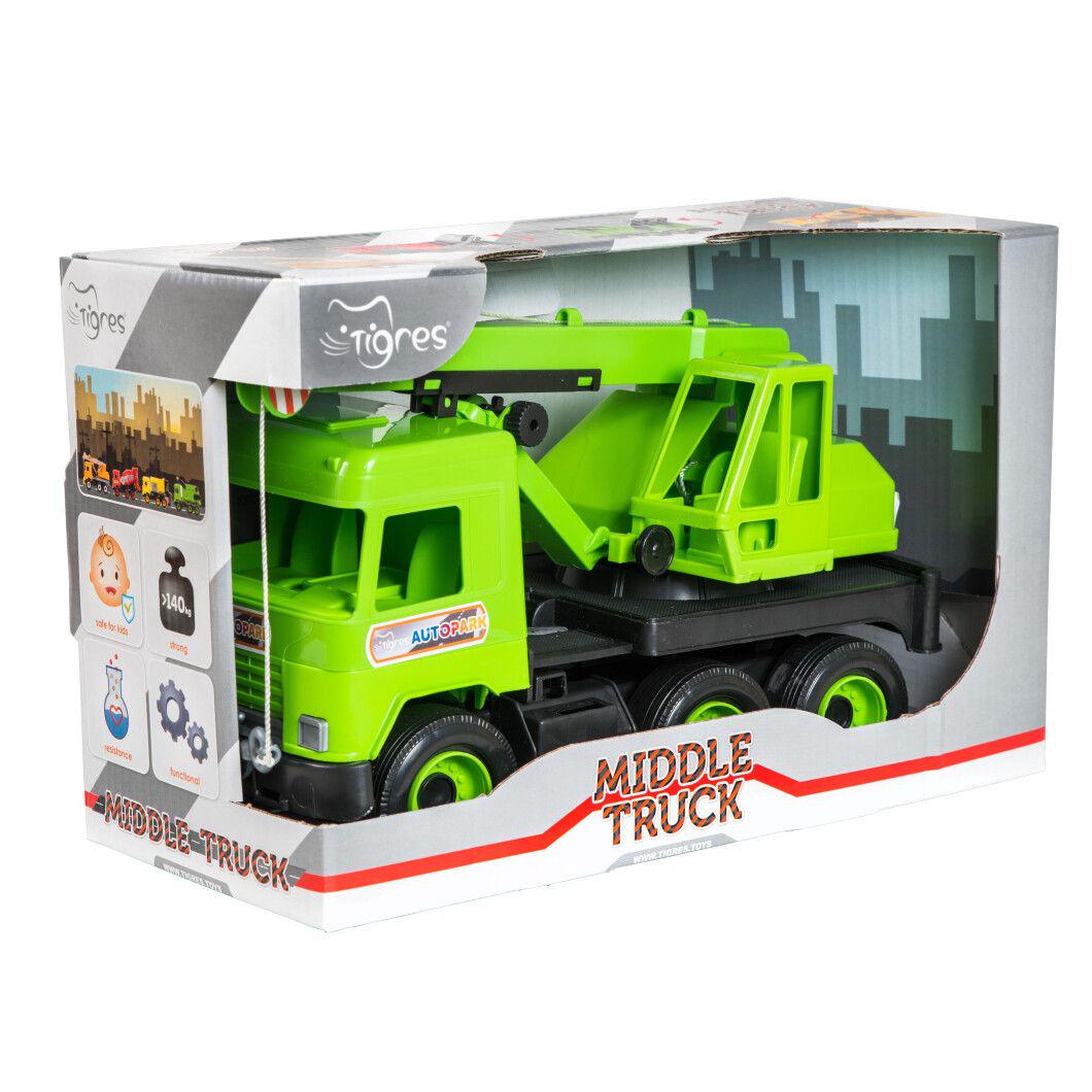 Игрушка кран Tigres Multi truck Зеленый