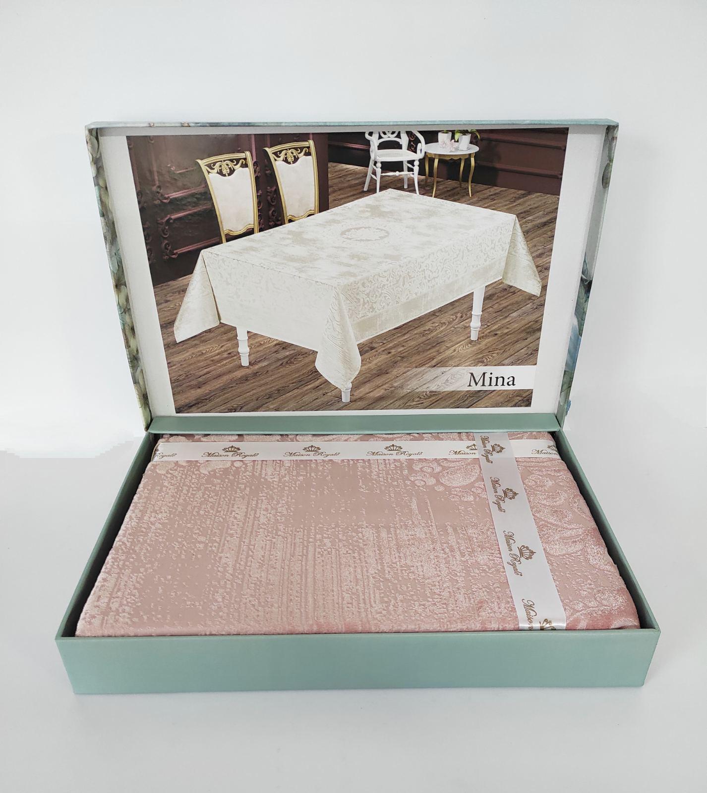 Скатерть велюровая Maison Royale 160x220 Mina Powder (CN9245)