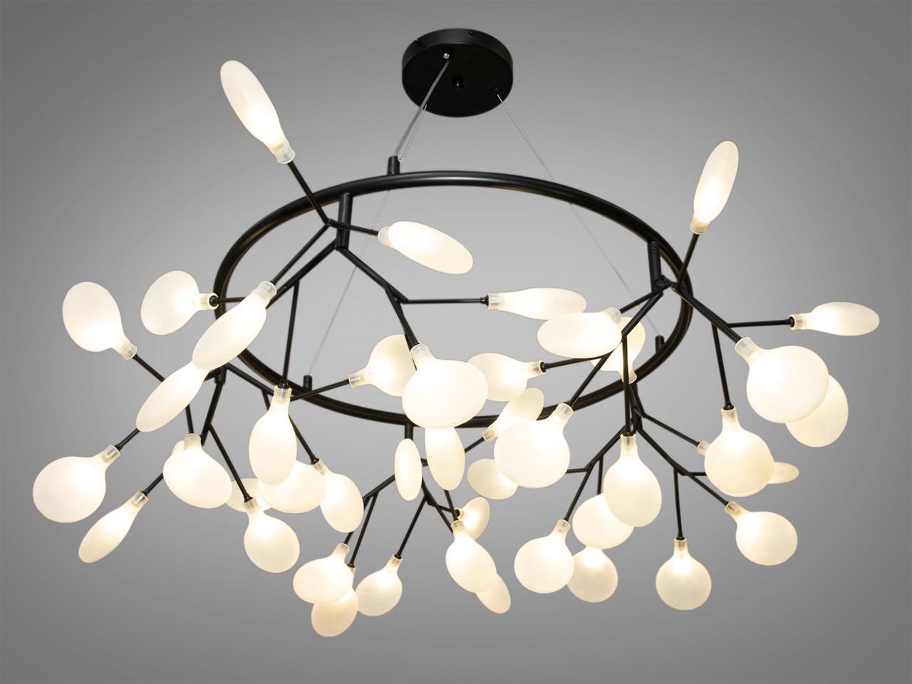 Люстра Светлячок EcoLed 45 ламп Y887-45A BK Черный