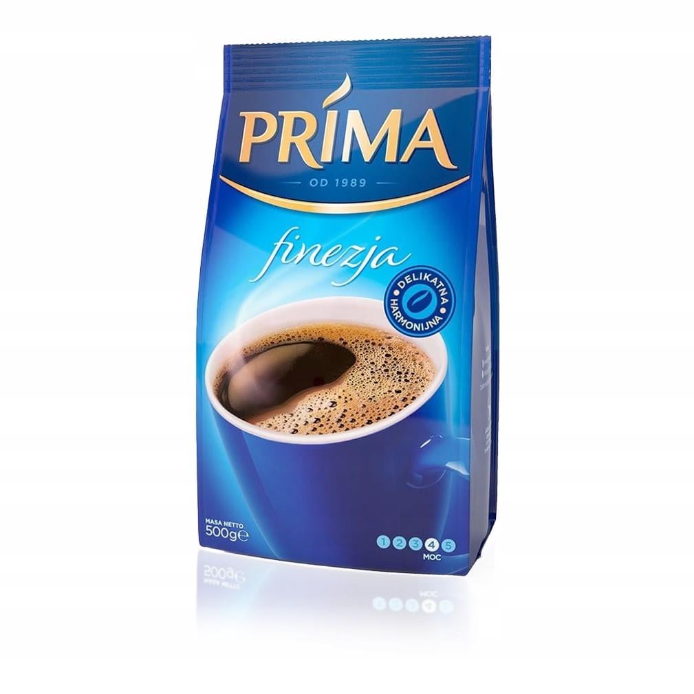 Кава мелена PRIMA Finezja 500 г 3 шт. (2903464199) Кава мелена PRIMA Finezja 500 г 3 шт. (2903464199)