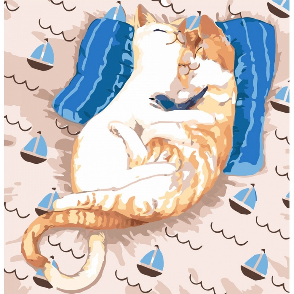 Картина по номерам Коты Ля-Мур 30х30 см (KHO4164)