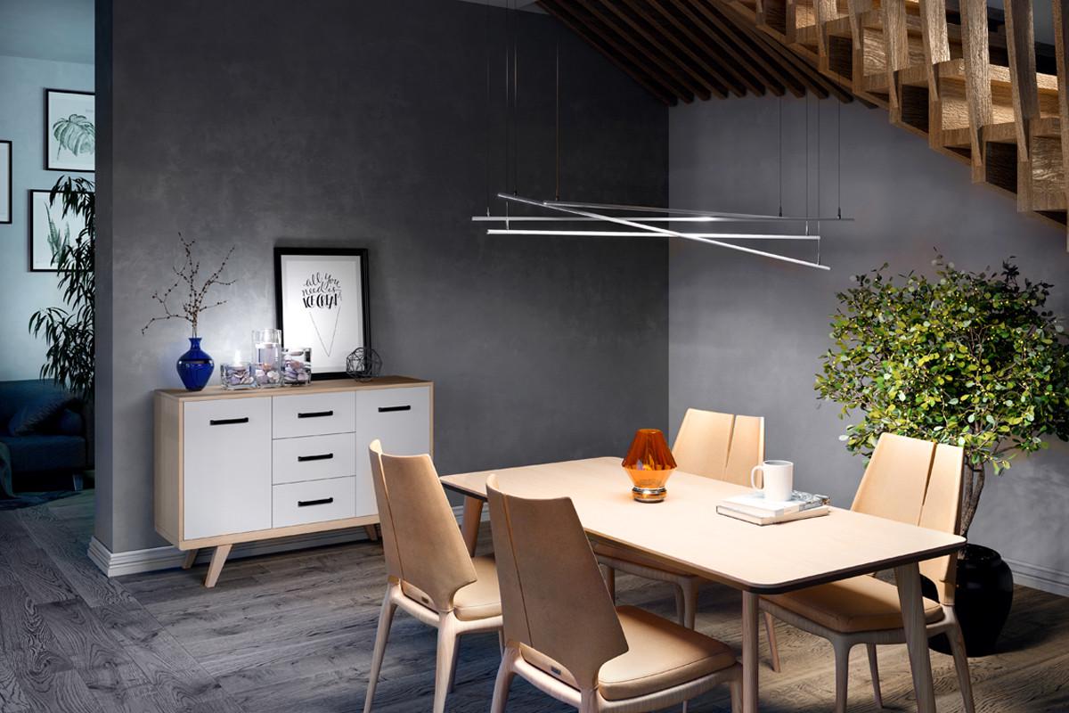 Профіль-штанга GTV GLAX з пазом під LED-підсвітку алюміній - фото 3 Профіль-штанга GTV GLAX з пазом під LED-підсвітку алюміній - фото 3