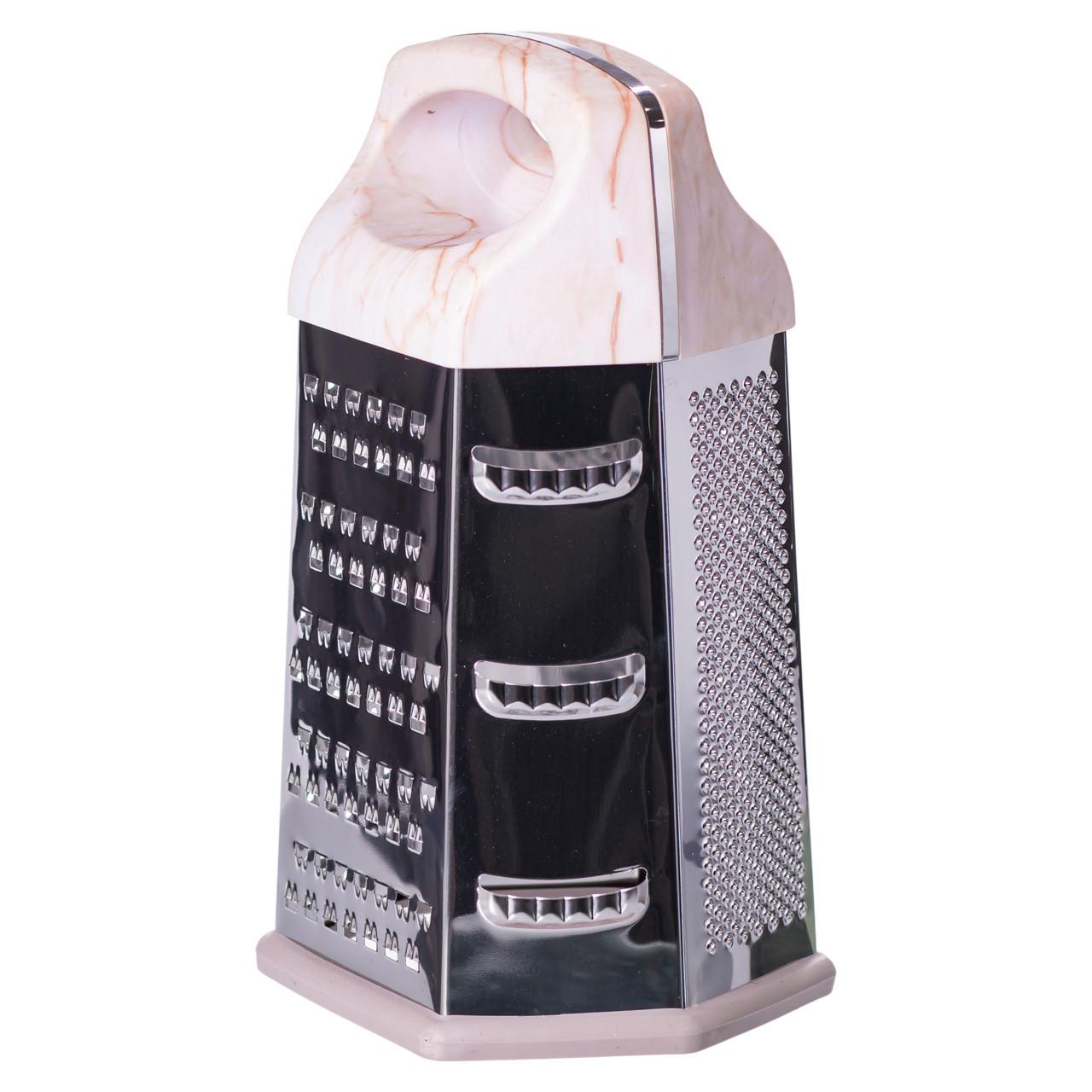 Терка шестигранная ручная для овощей и фруктов 14х12х24 см HP-8-7 (A-034736) - фото 3 Терка шестигранная ручная для овощей и фруктов 14х12х24 см HP-8-7 (A-034736) - фото 3