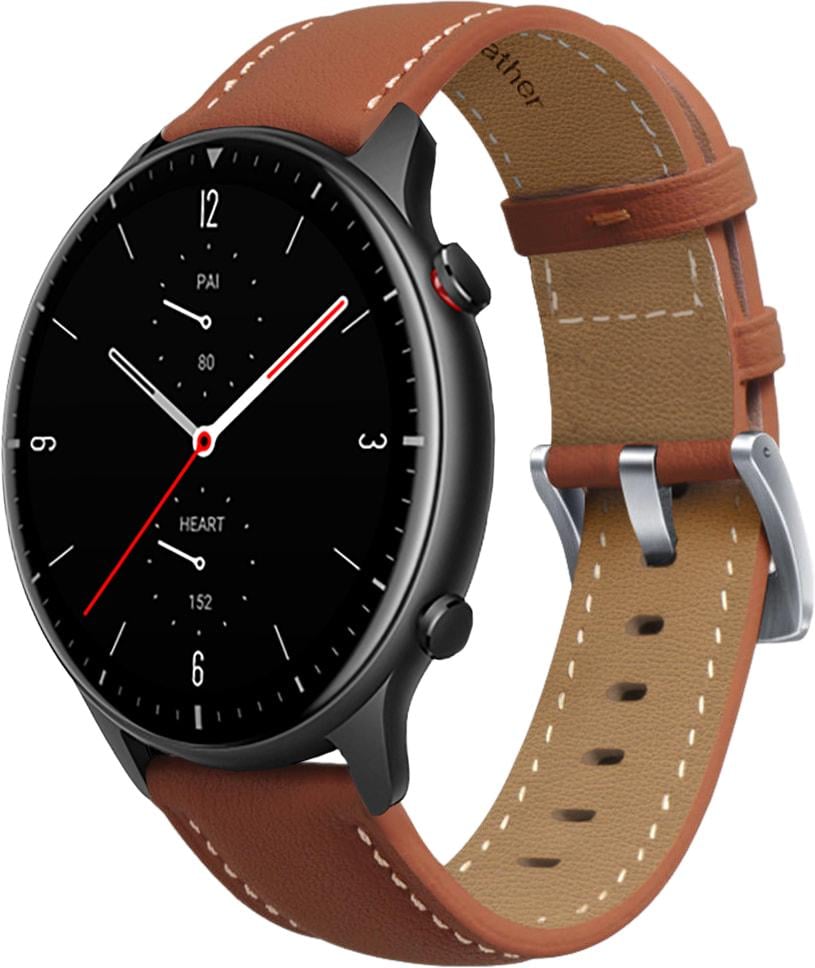 Ремешок кожаный Folsa для Amazfit GTR 2 Brown (31554-30)