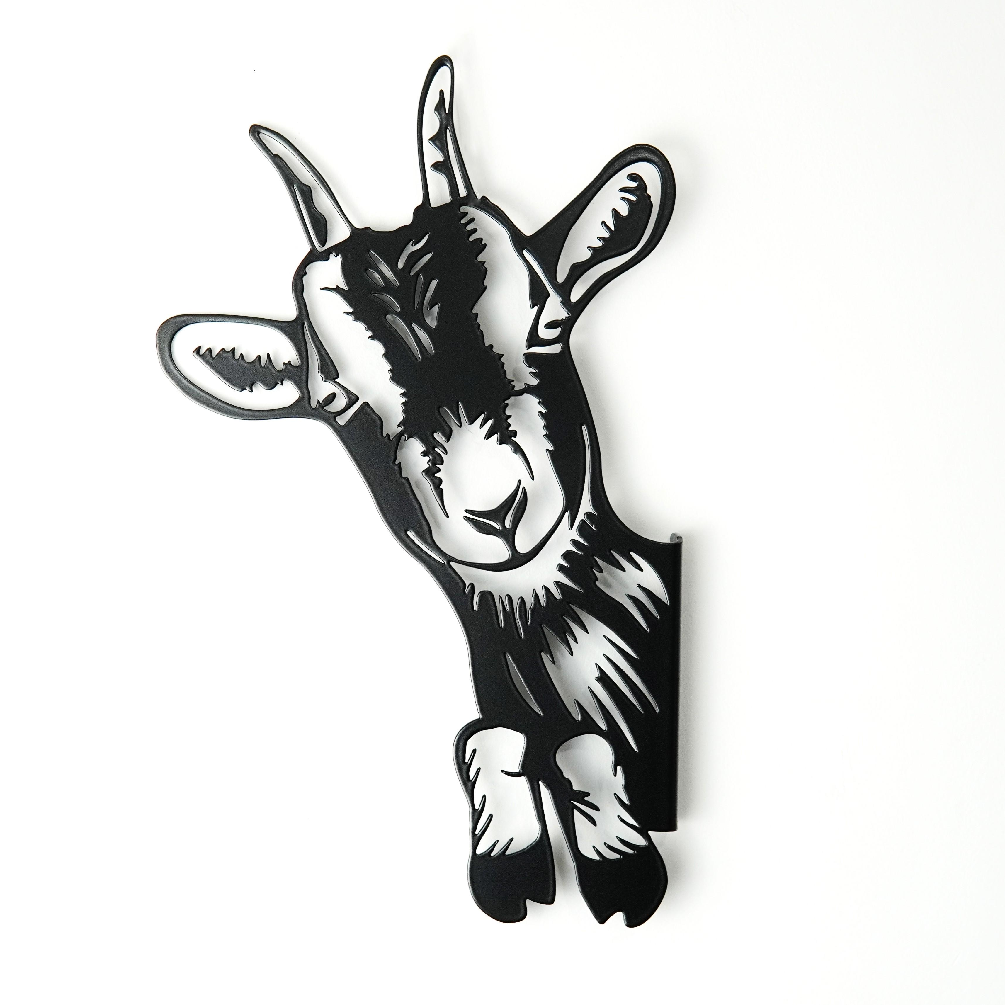 Садовая фигура Козочка металлическая (DCR205)