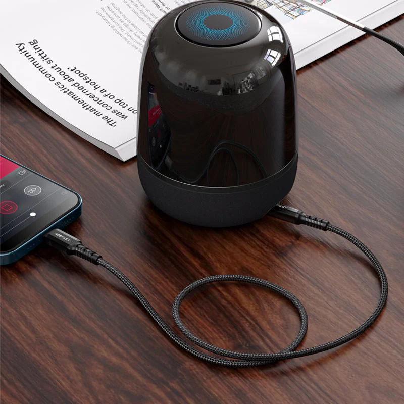 Перехідник Acefast MFI C1-06 Lightning to 3,5 мм aluminum alloy Black (00000065920_1) - фото 4 Перехідник Acefast MFI C1-06 Lightning to 3,5 мм aluminum alloy Black (00000065920_1) - фото 4