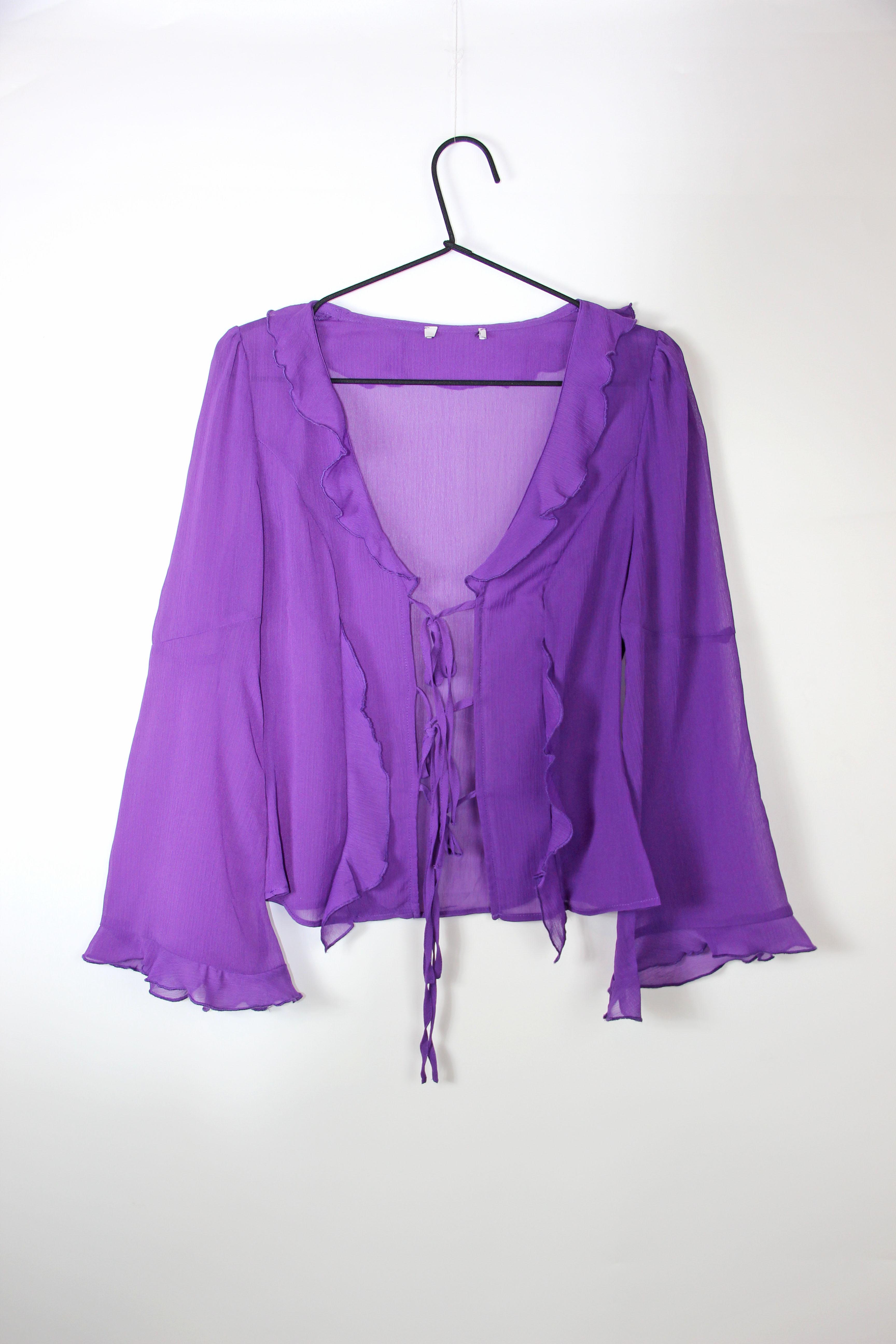 Рубашка Asos р. 38 Фиолетовый (52083)