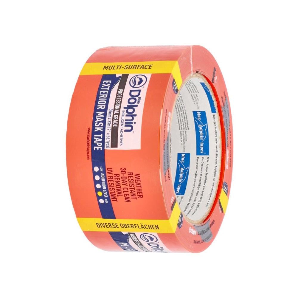 Скотч малярный Blue dolphin pe-masking tape 48 мм 33 м