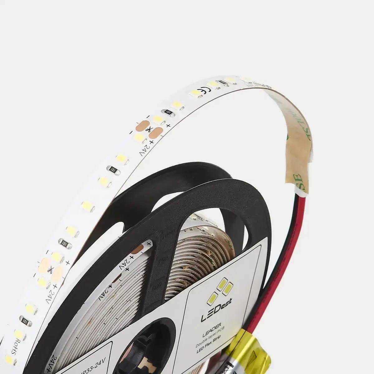 Светодиодная лента LEDest-Leader 14,4 Вт 6000K 120 шт./м IP33 24В 1600 Лм SMD2835 (239449) - фото 3