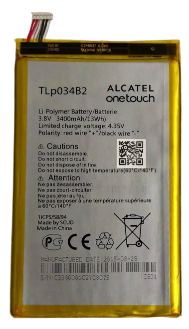 Аккумулятор для Alcatel OT6030/TIP018B2 3400 mAh (000021327)