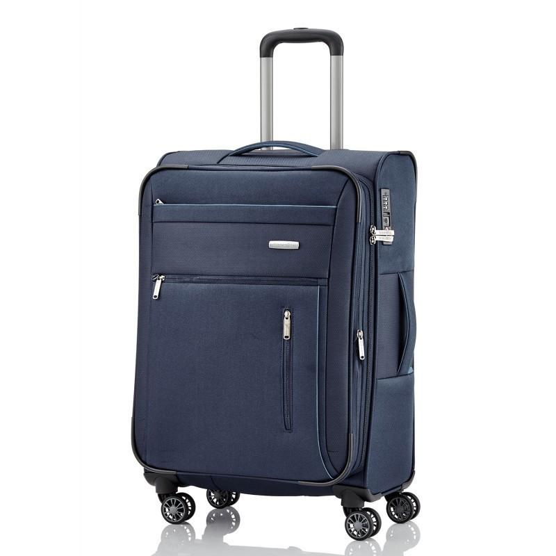 Чемодан Travelite Capri M+ 67/77 л Navy (TL089848-20) - фото 1 Чемодан Travelite Capri M+ 67/77 л Navy (TL089848-20) - фото 1