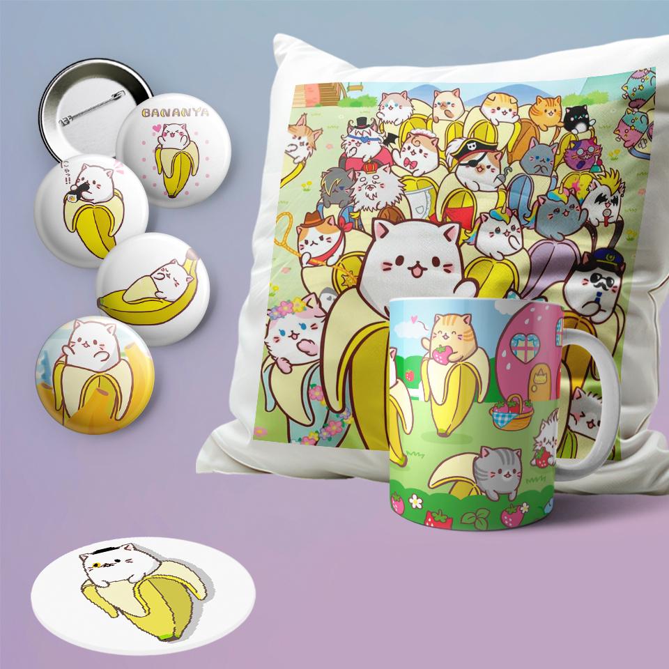 Подарочный набор Bananya аниме бокс (87)
